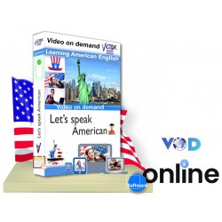 American English beginner, intermediate and advanced in VOD online